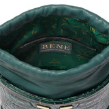 Byrd Bucket in Emerald Croc