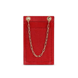 Catherine Cellphone Pouch in Red Lizard