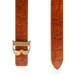 BENE B Leather Belt in Buffalo XL Gator