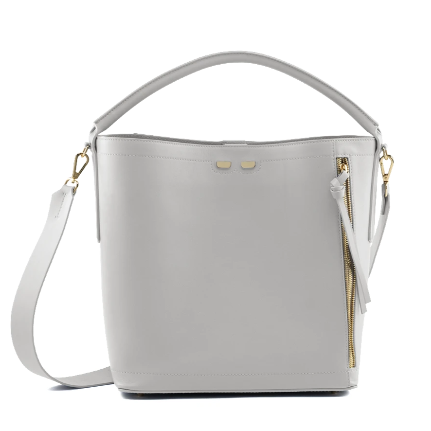 Bud Bucket in Stone - BENE Handbags 