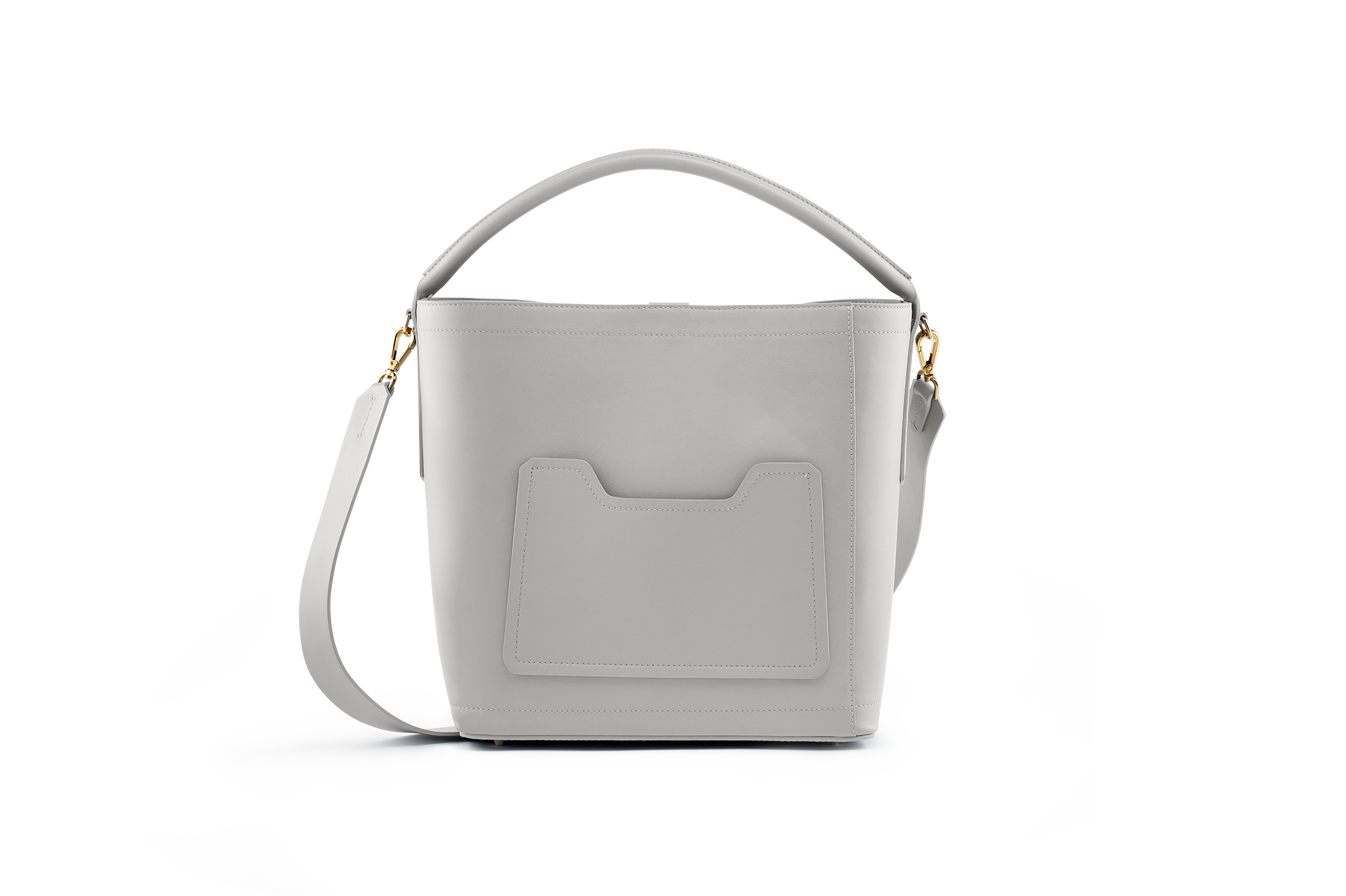 Bud Bucket in Stone - BENE Handbags 